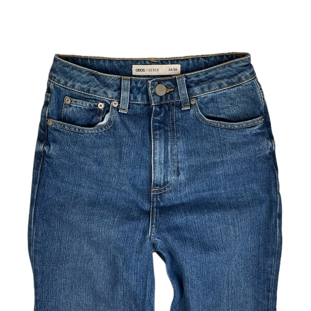 WJ271 Women’s ASOS Brand High Rise Denim Jeans Sz 24